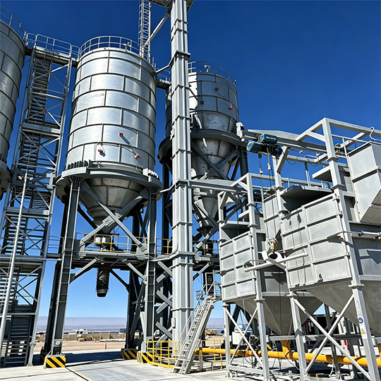 Hot Dip Galvanized Lime Silo Project – Chile