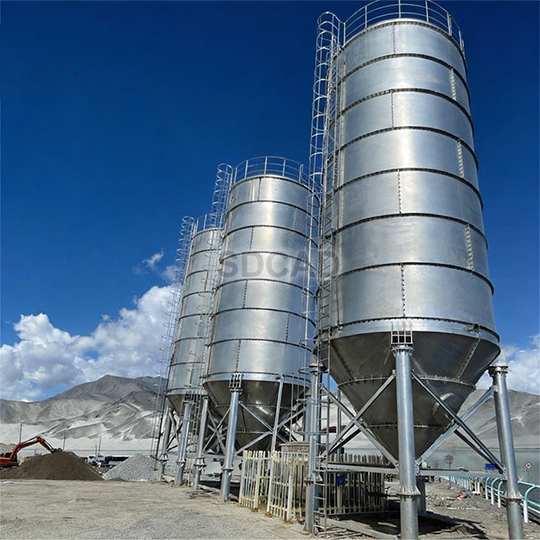 Hot Dip Galvanized Lime Silo Project – Chile