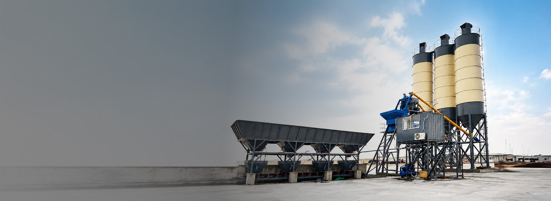 Costom Concrete Batching Plant Manufacturer in China