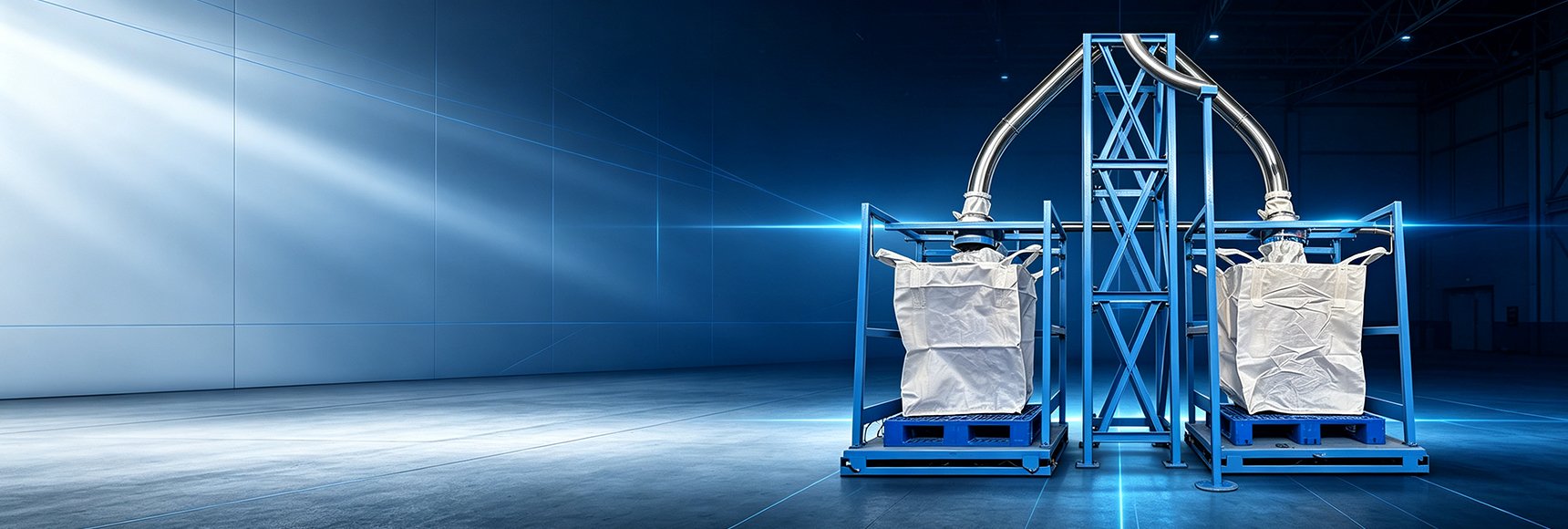 Design of dust-free jumbo bag packing machine, creating a more environmentally friendly and efficient production process for environmental protection.