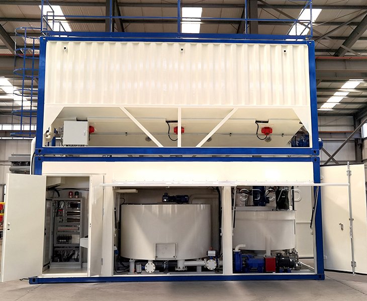 Layout Capabilities of Grout batching Plants in Confined Spaces