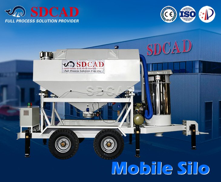 Mobile silos create an efficient and reliable powder storage system