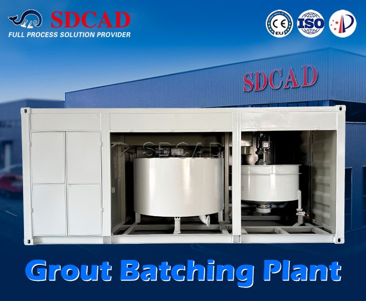 SDCAD Grout Batching Plant Meet Your Various Needs
