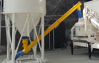Screw conveying system
