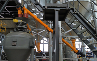 Screw conveying system