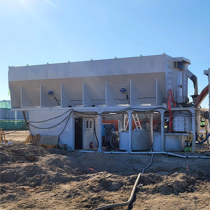 Twin Shafts Grout Batching Plant